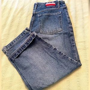 BUM Equipment- cropped jeans- size 7/8.